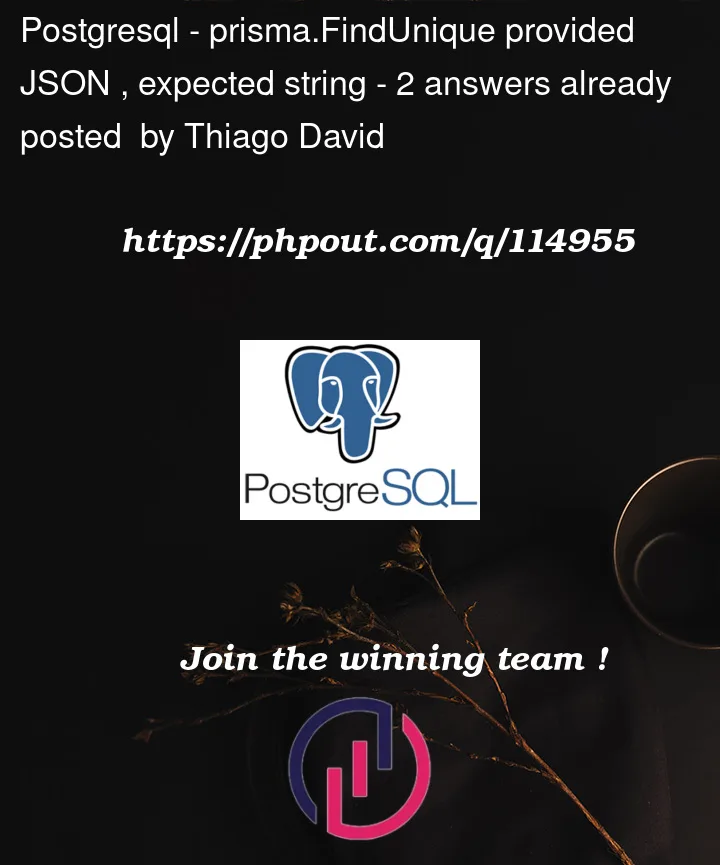 Question 114955 in PostgreSQL