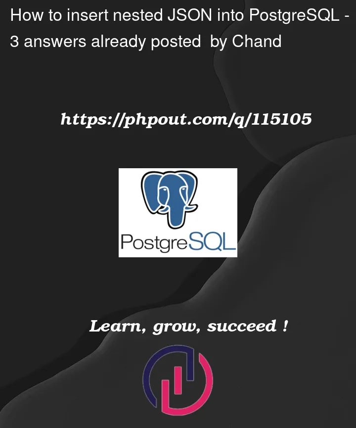 Question 115105 in PostgreSQL