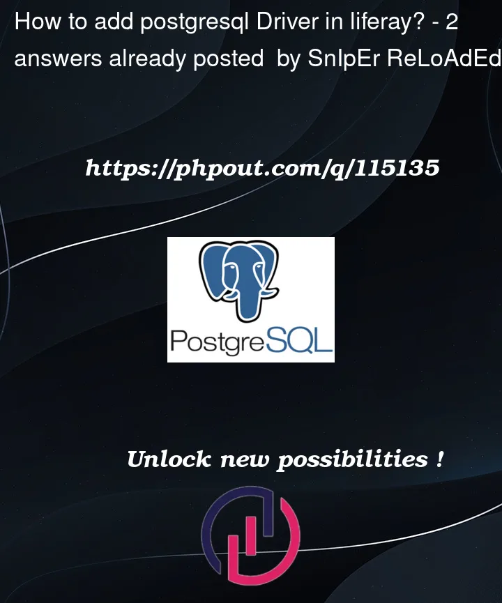 Question 115135 in PostgreSQL