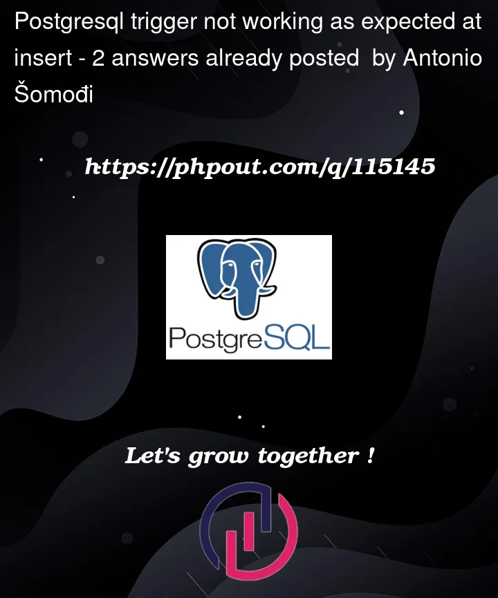 Question 115145 in PostgreSQL