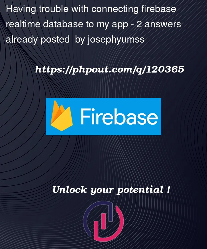 Question 120365 in Firebase