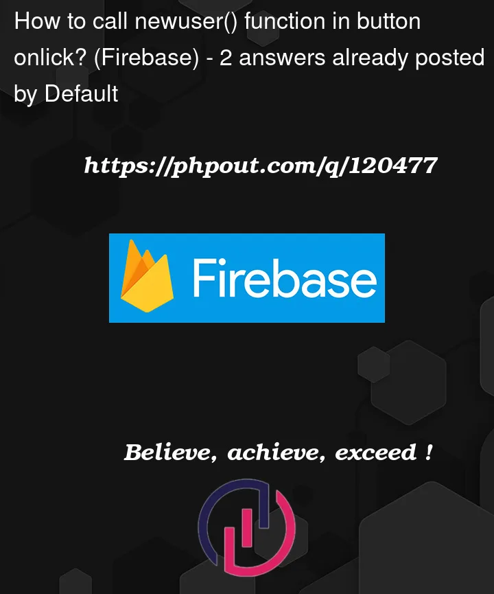 Question 120477 in Firebase