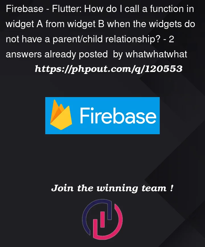 Question 120553 in Firebase