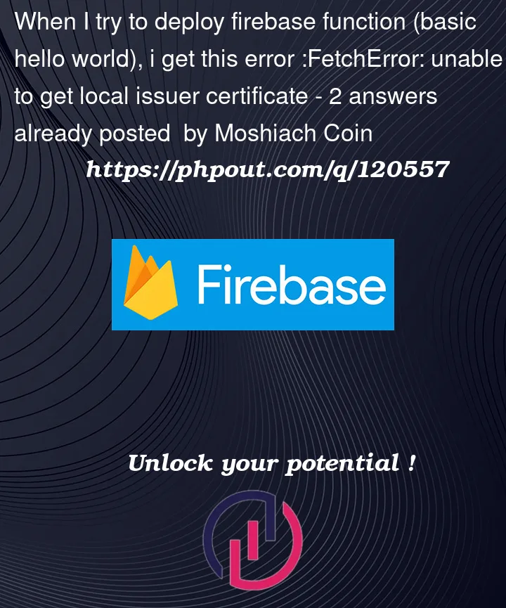 Question 120557 in Firebase