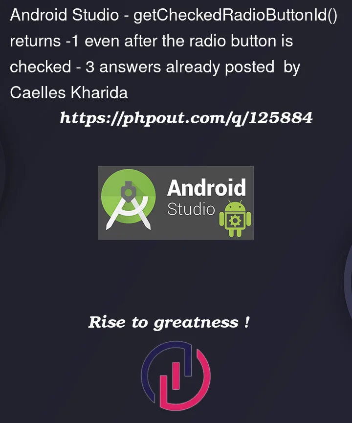 Question 125884 in Android Studio