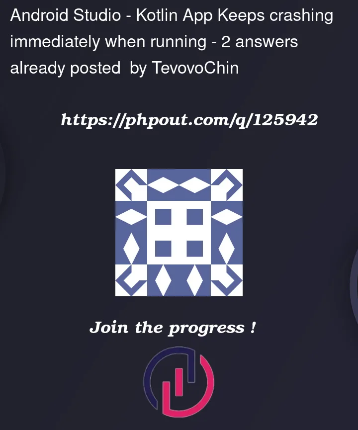 Question 125942 in Android Studio
