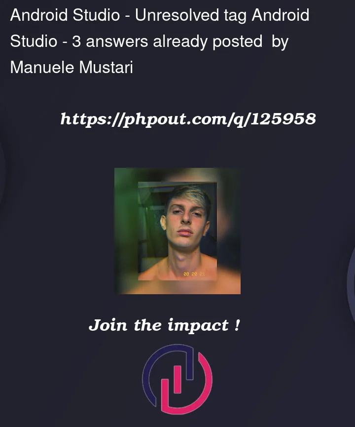 Question 125958 in Android Studio