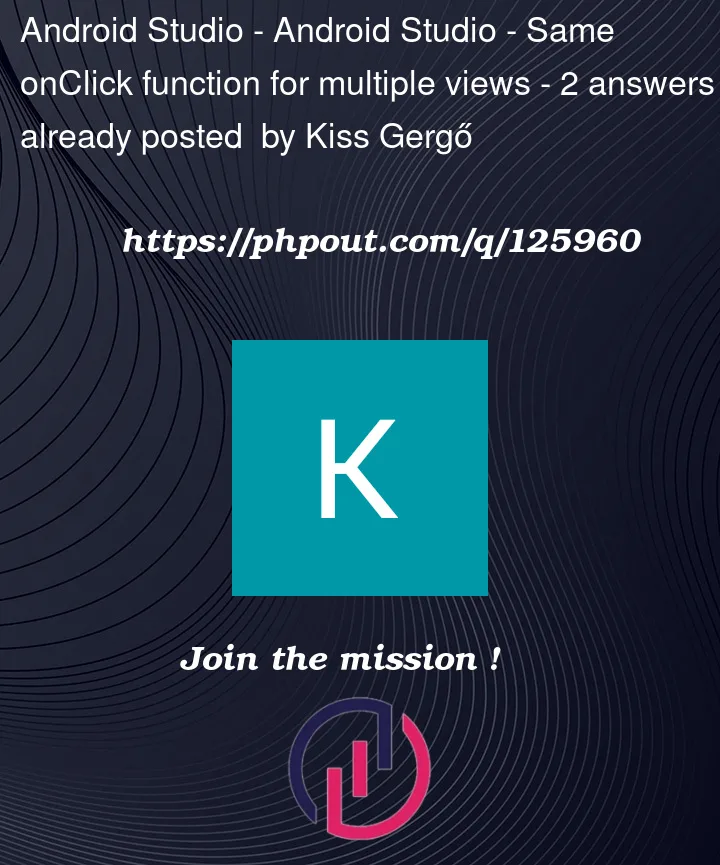 Question 125960 in Android Studio