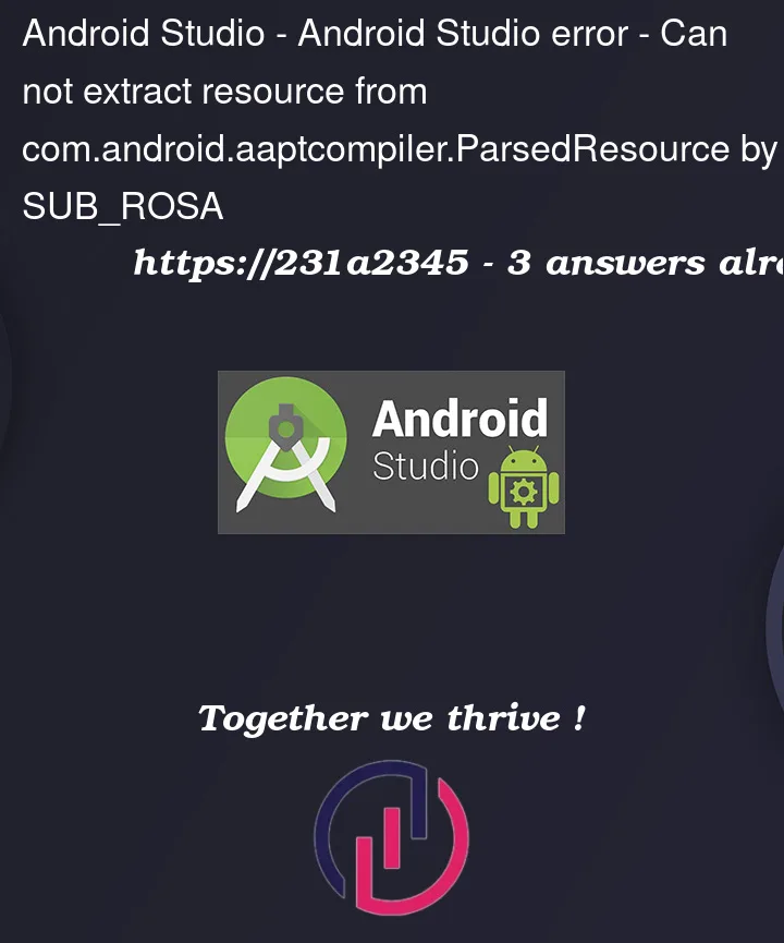 Question 125988 in Android Studio