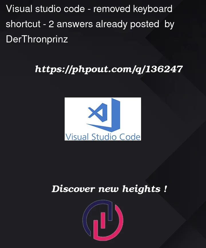 Question 136247 in Visual Studio Code