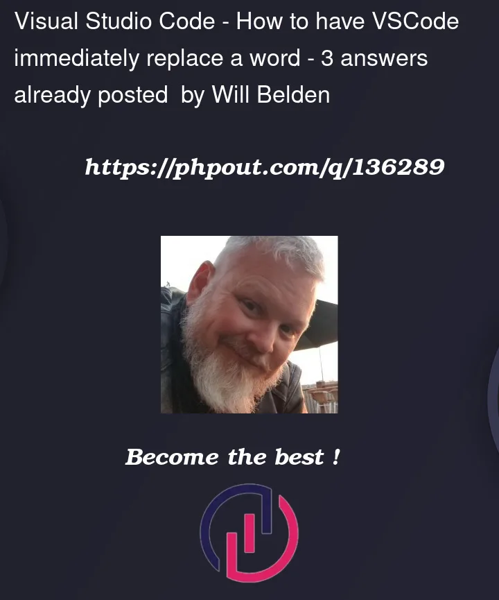 Question 136289 in Visual Studio Code