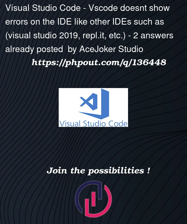 Question 136448 in Visual Studio Code