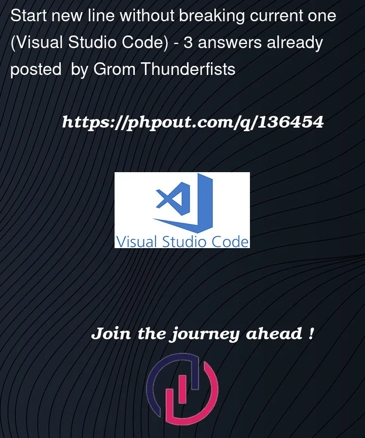 Question 136454 in Visual Studio Code