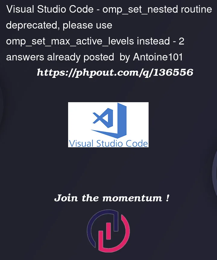 Question 136556 in Visual Studio Code