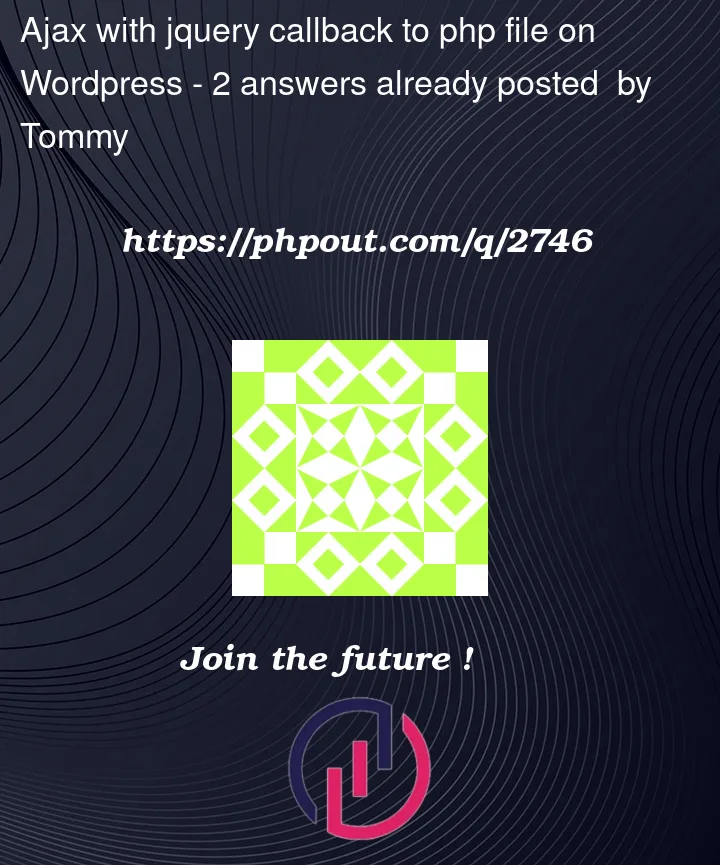 Question 2746 in Wordpress