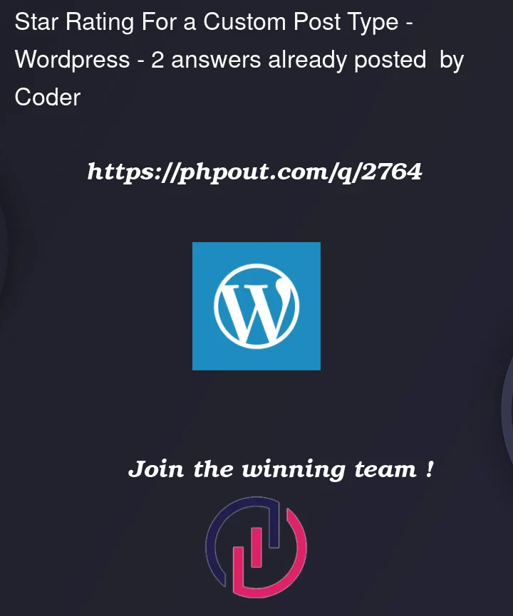 Question 2764 in Wordpress