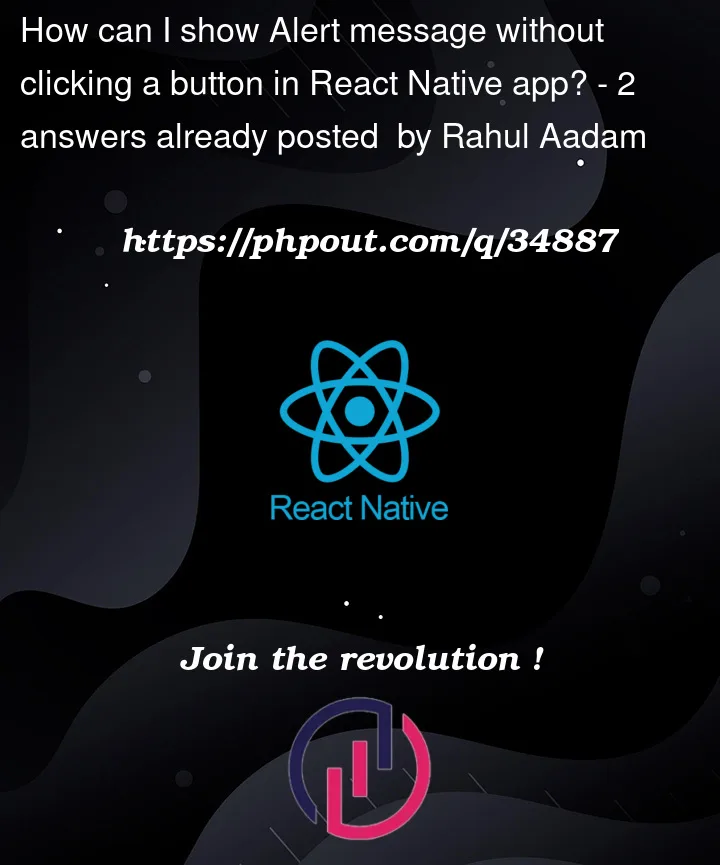 Question 34887 in React native