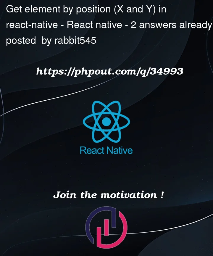 Question 34993 in React native