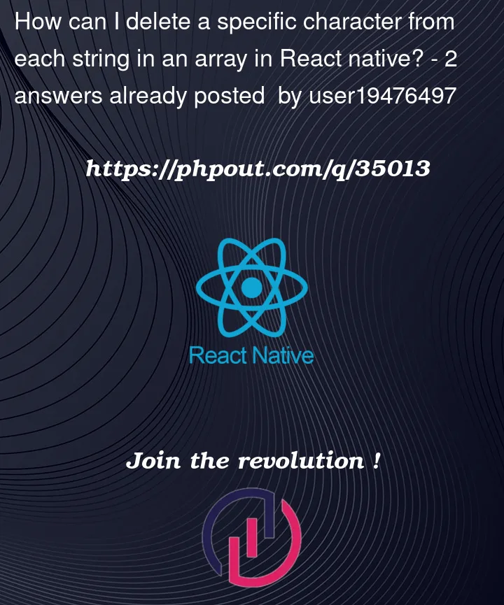 Question 35013 in React native