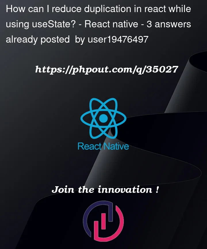 Question 35027 in React native