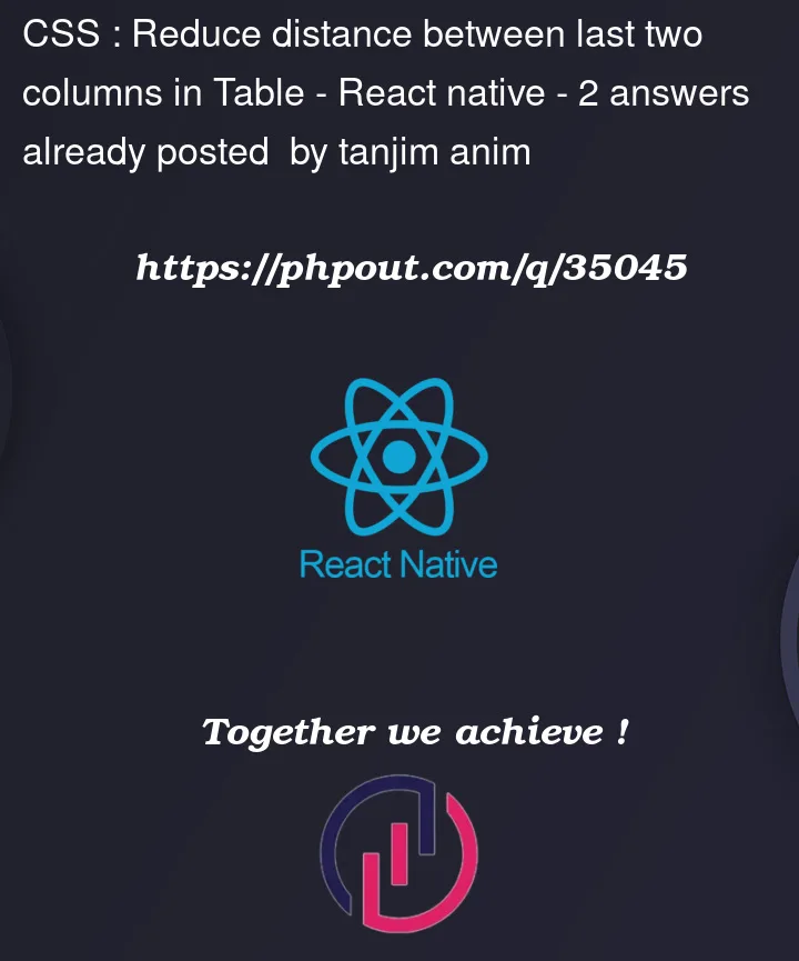 Question 35045 in React native