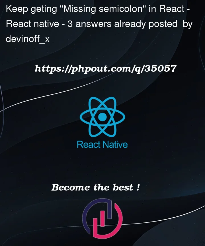 Question 35057 in React native