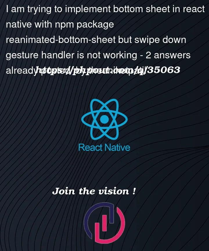 Question 35063 in React native