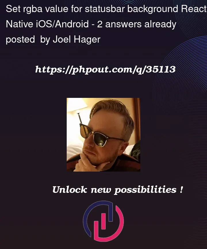 Question 35113 in React native