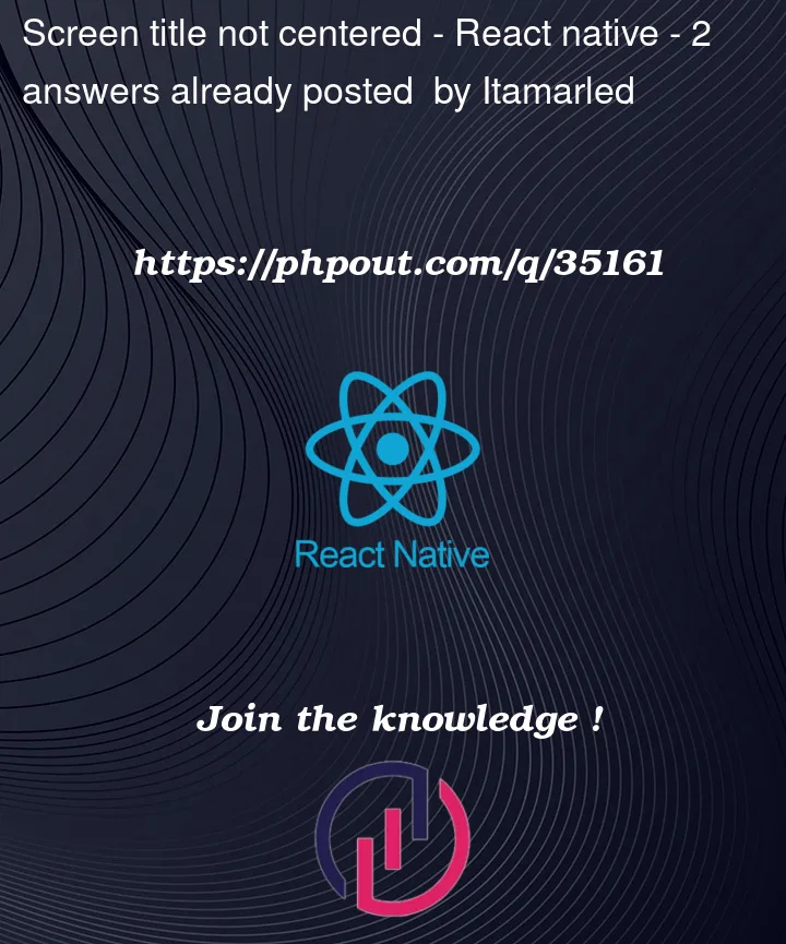 Question 35161 in React native