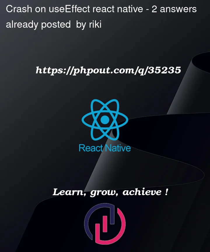 Question 35235 in React native