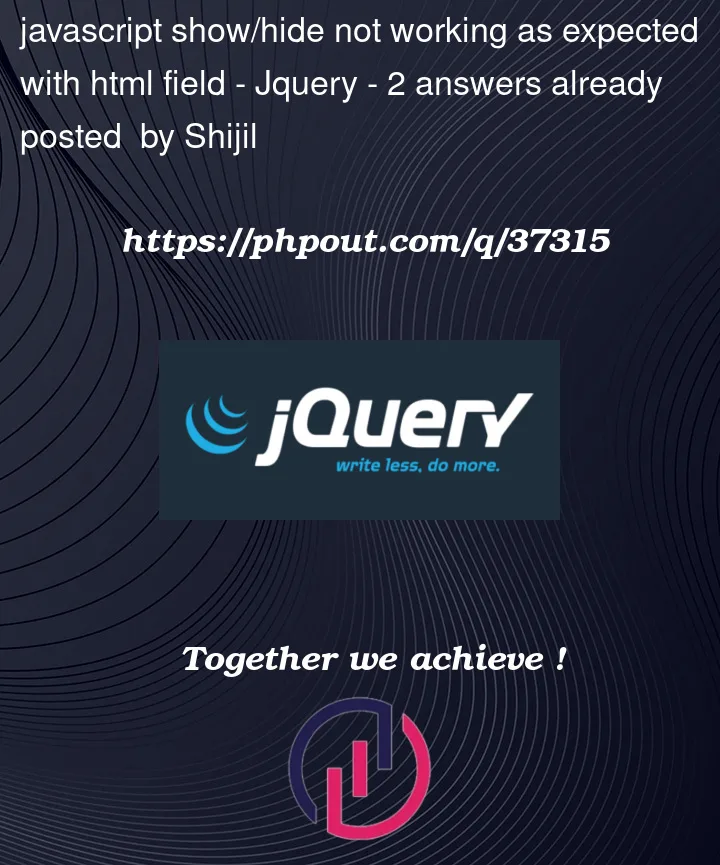 Question 37315 in Jquery