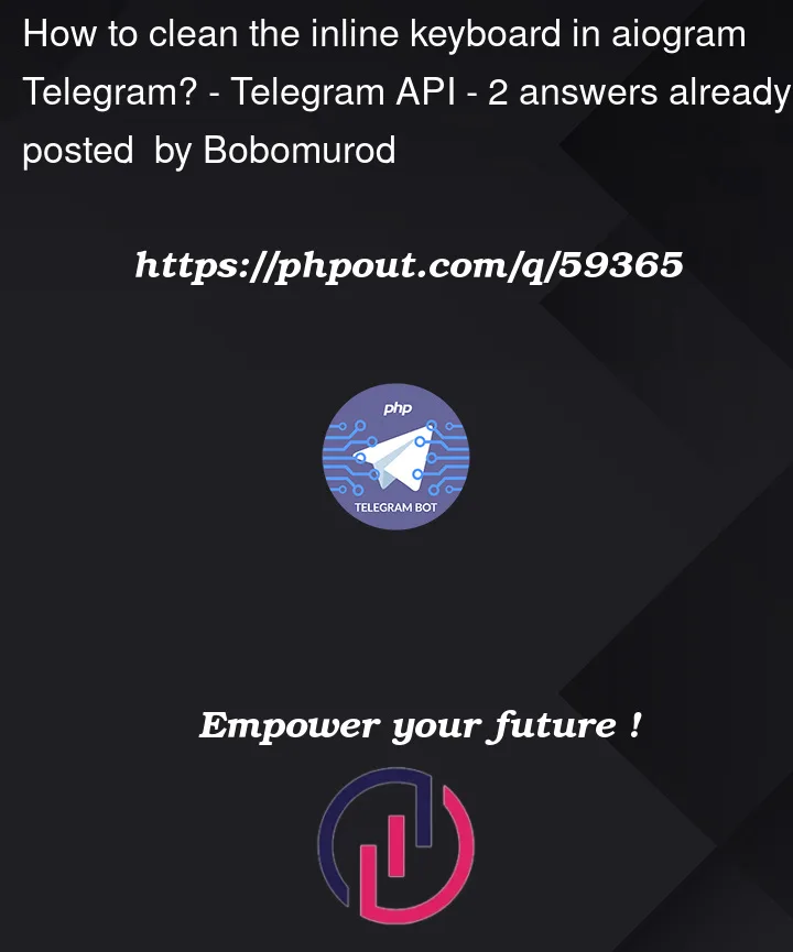 Question 59365 in Telegram API