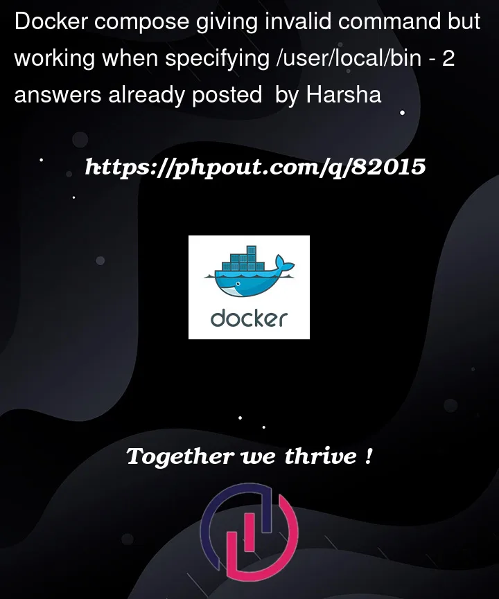 Question 82015 in Docker