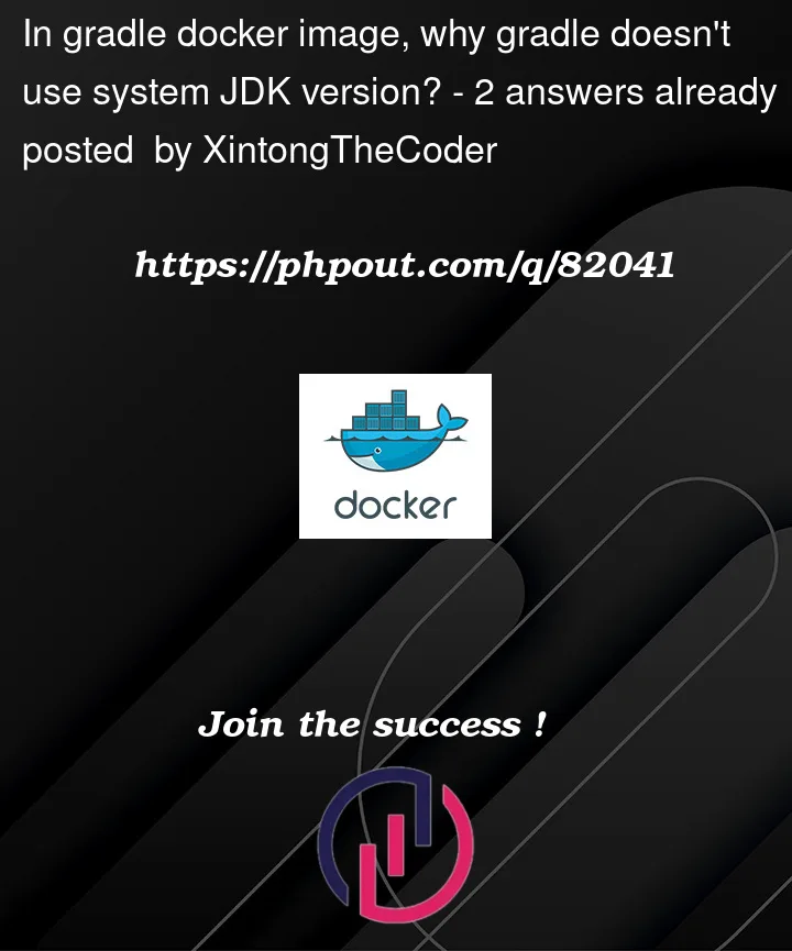 Question 82041 in Docker