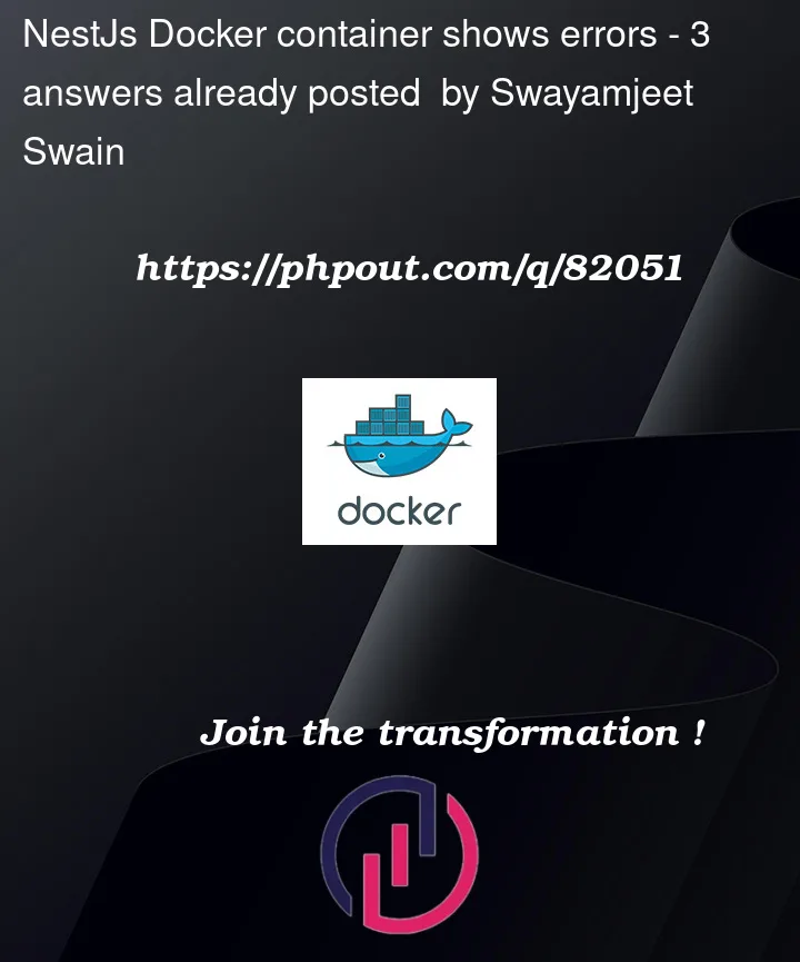 Question 82051 in Docker