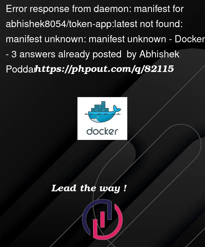 Question 82115 in Docker