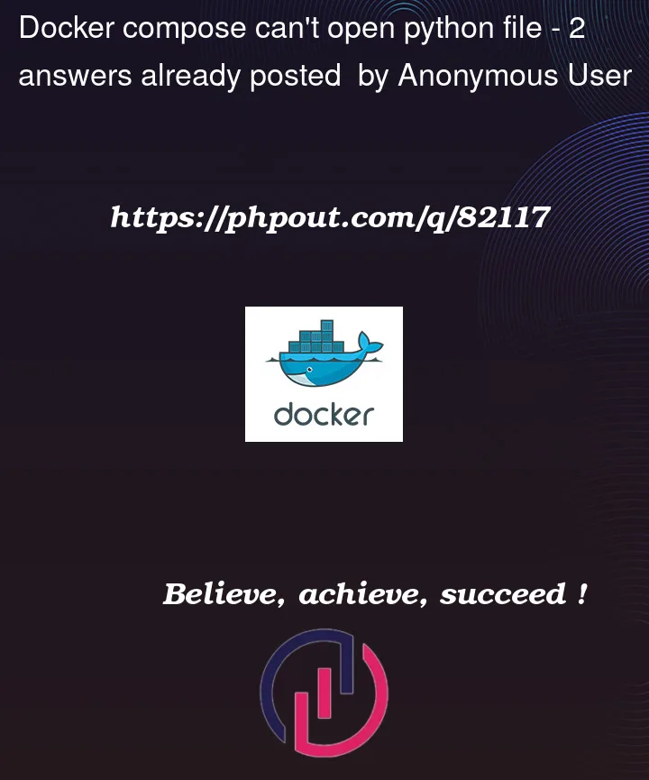 Question 82117 in Docker