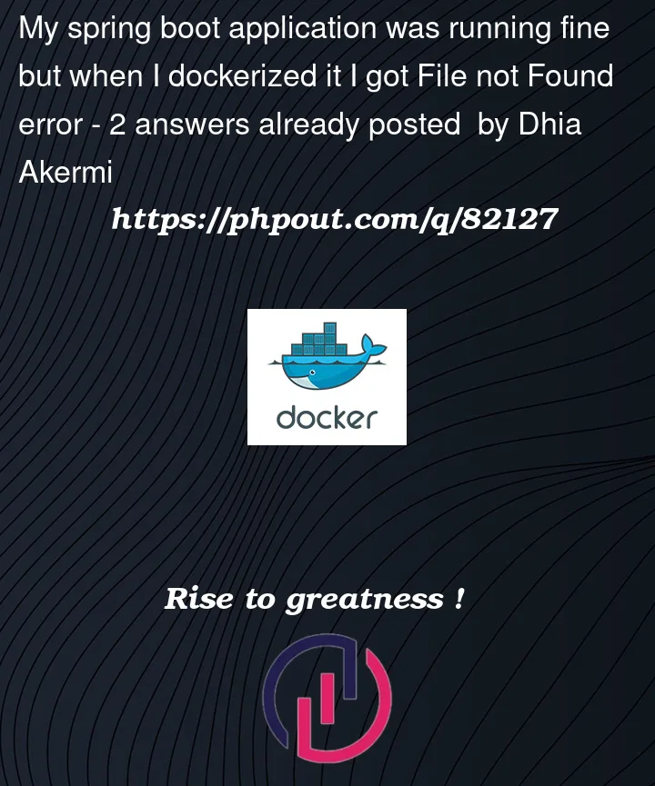 Question 82127 in Docker