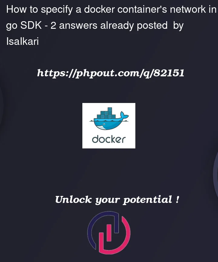 Question 82151 in Docker