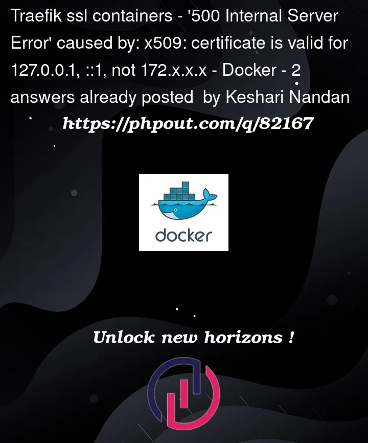 Question 82167 in Docker