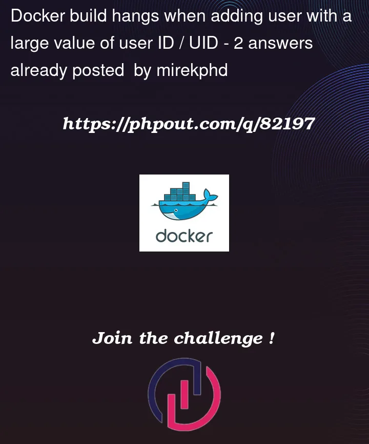 Question 82197 in Docker