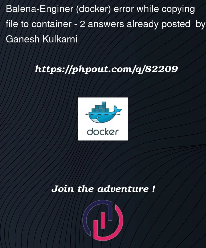 Question 82209 in Docker