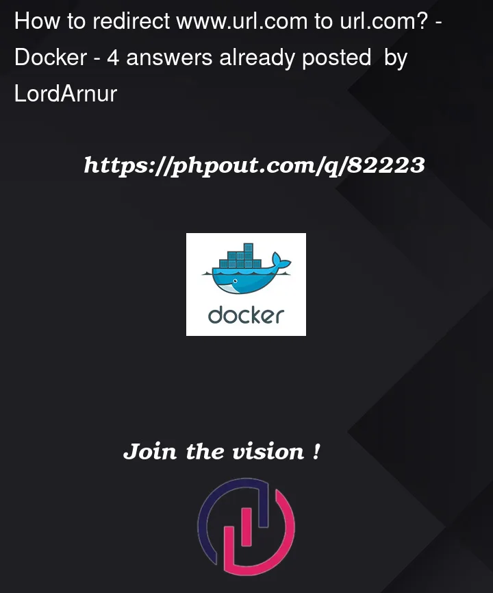 Question 82223 in Docker