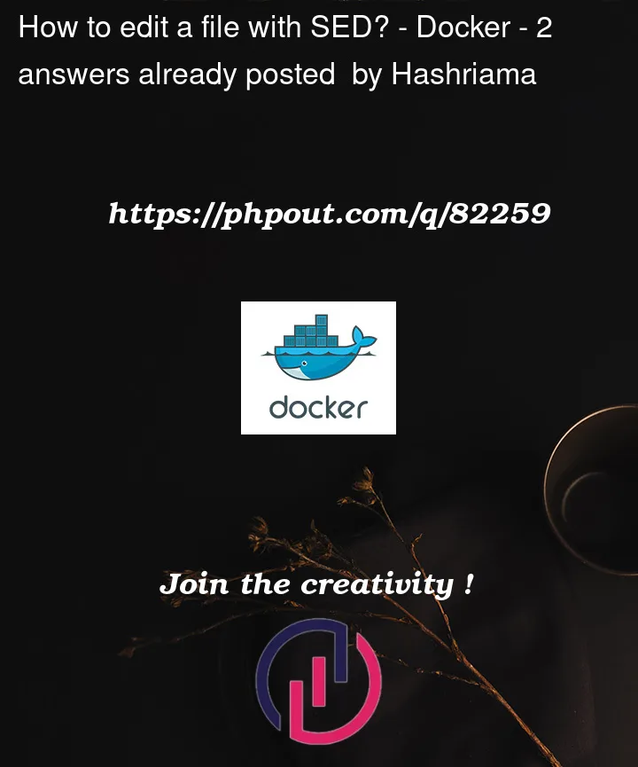 Question 82259 in Docker