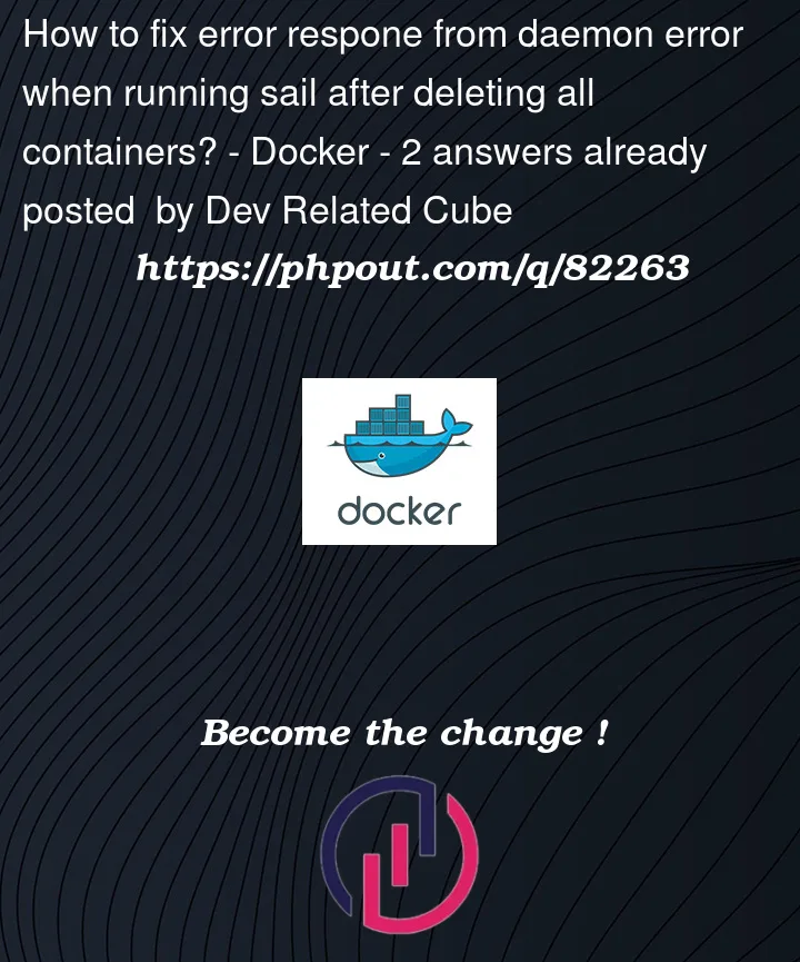 Question 82263 in Docker