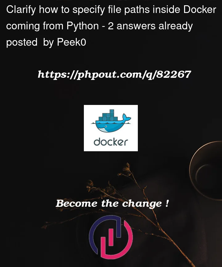 Question 82267 in Docker