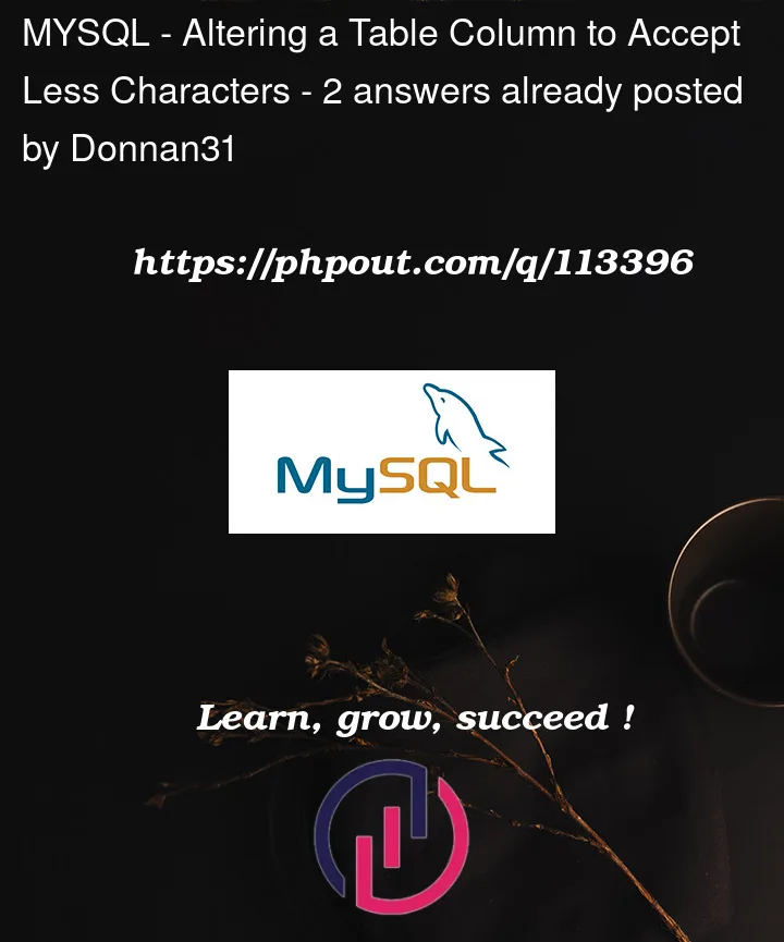 Question 113396 in Mysql