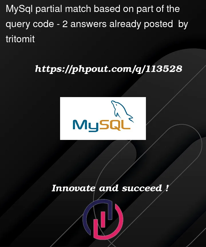 Question 113528 in Mysql