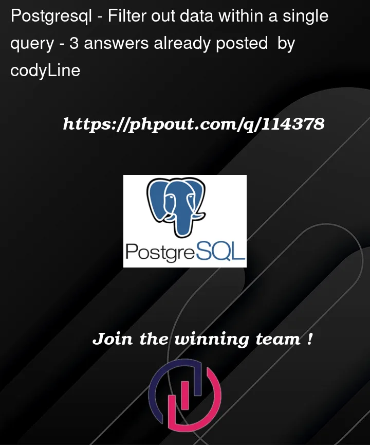 Question 114378 in PostgreSQL