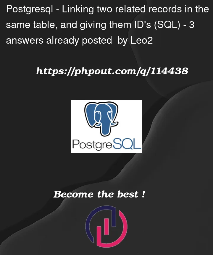 Question 114438 in PostgreSQL